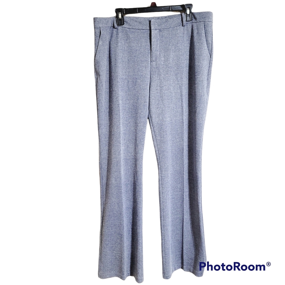 Kut From The Kloth Gray High Waisted Flared Dress Pants Business Casual Size 16